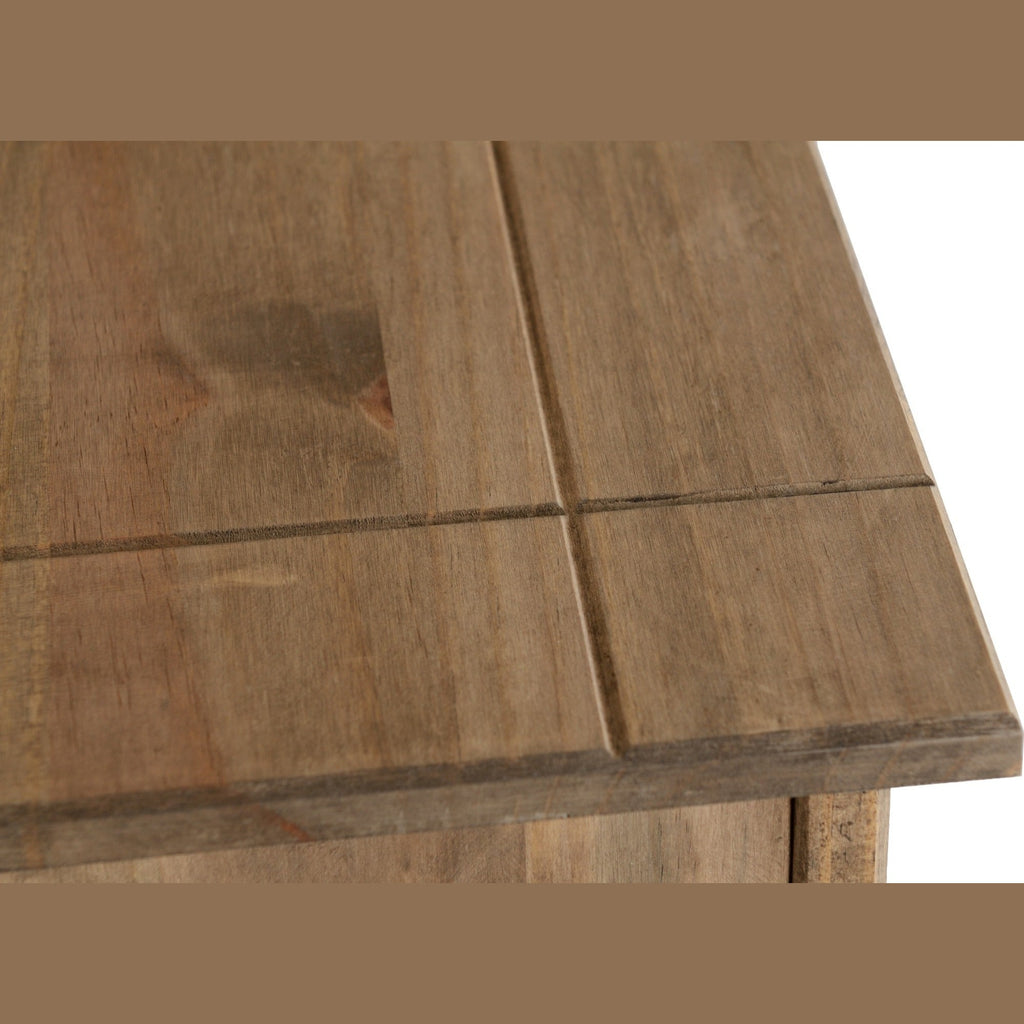 Panama 2+2 Drawer Chest - Natural Wax