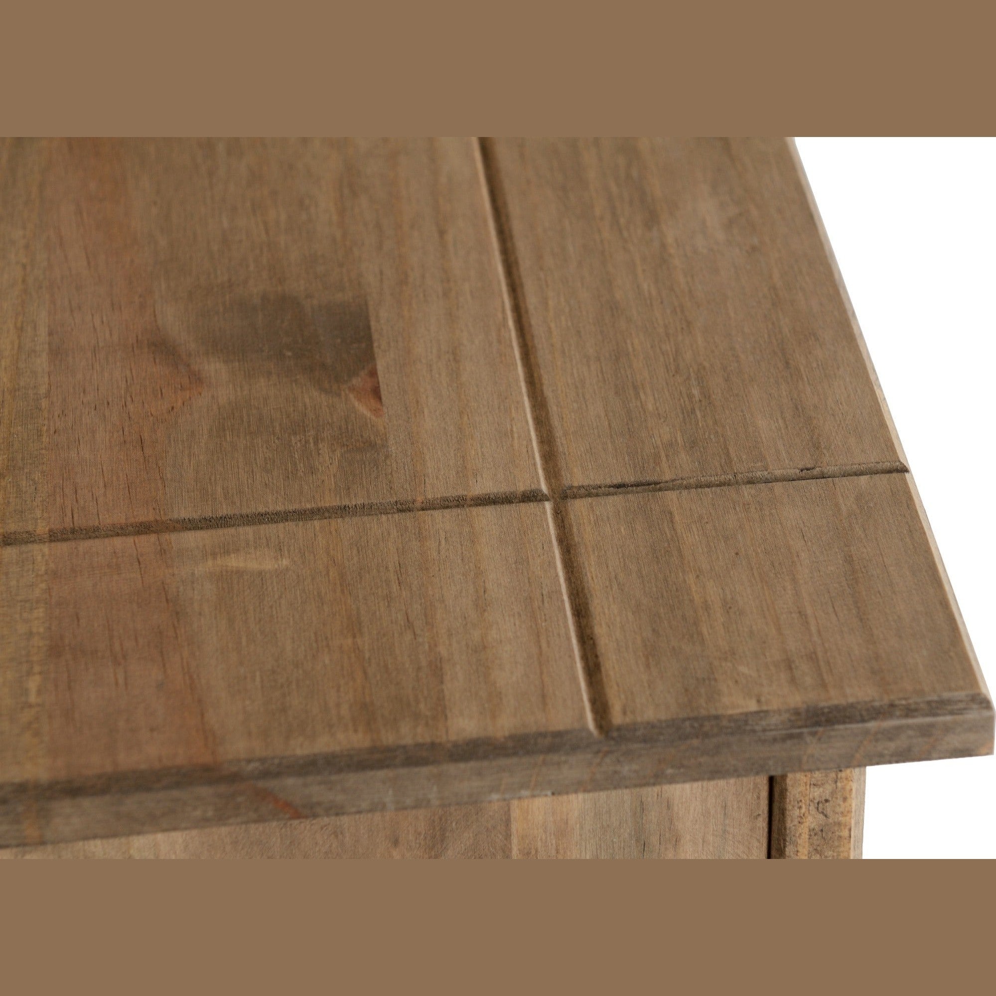 Panama 2+2 Drawer Chest - Natural Wax