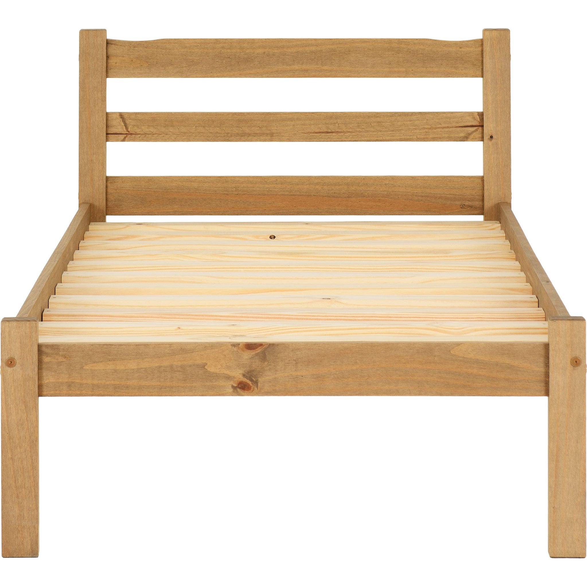 Panama 3' Bed - Natural Wax