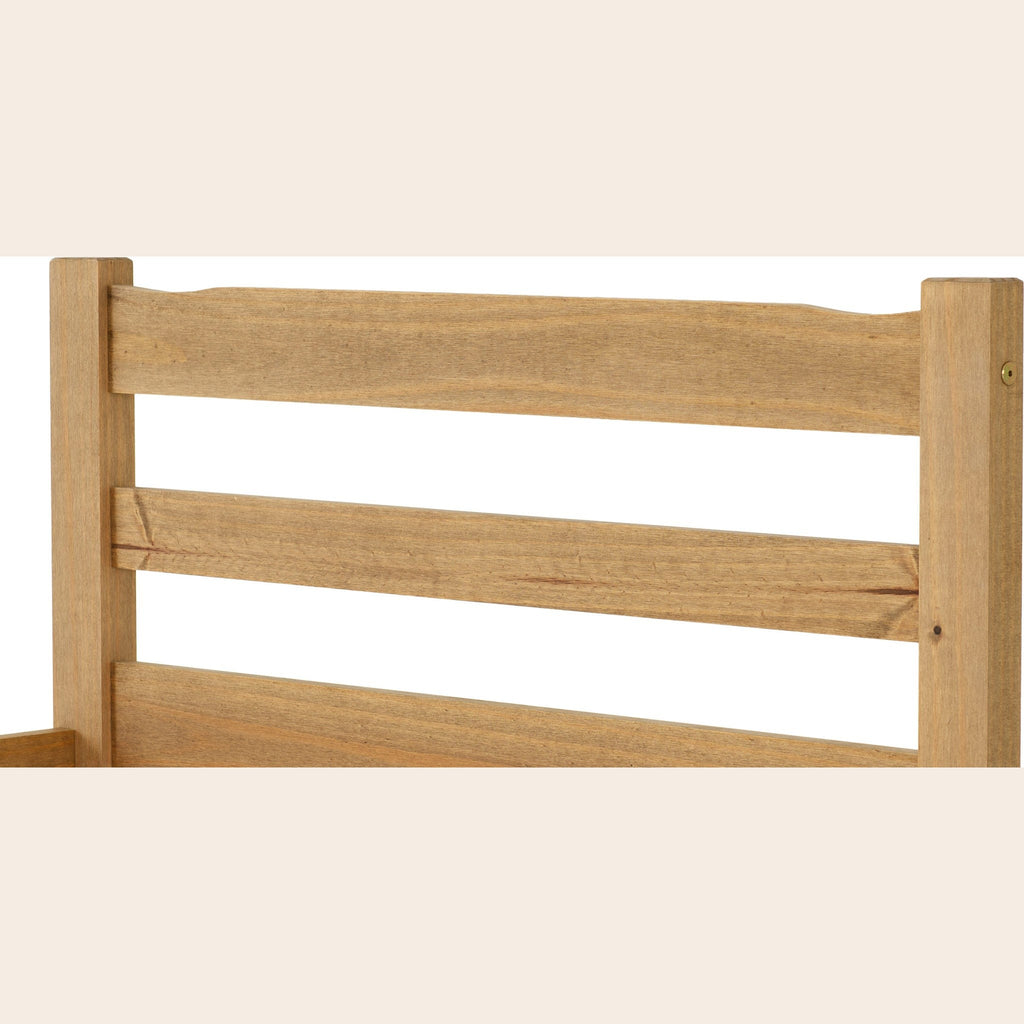 Panama 3' Bed - Natural Wax