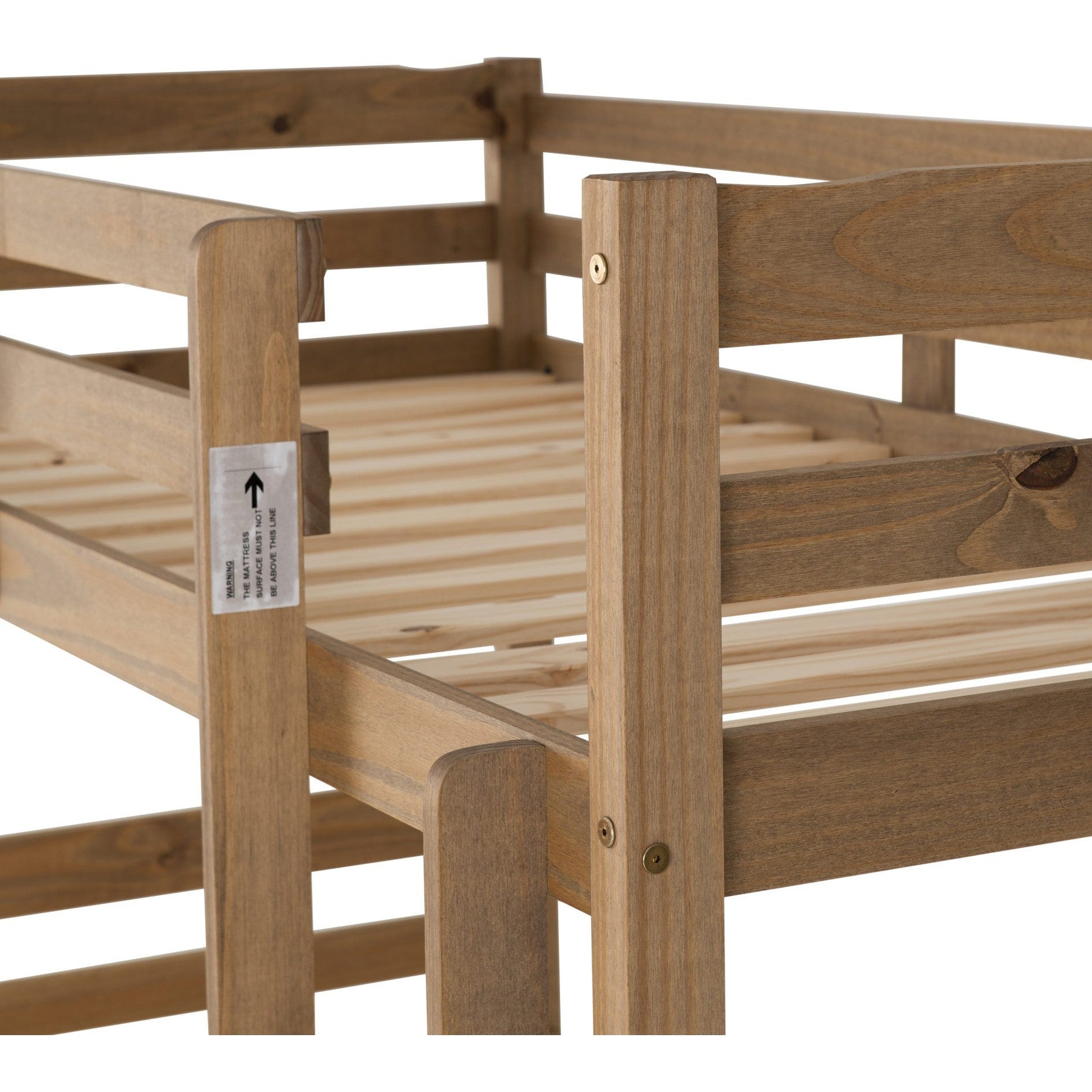 Panama 3' Bunk Bed - Natural Wax