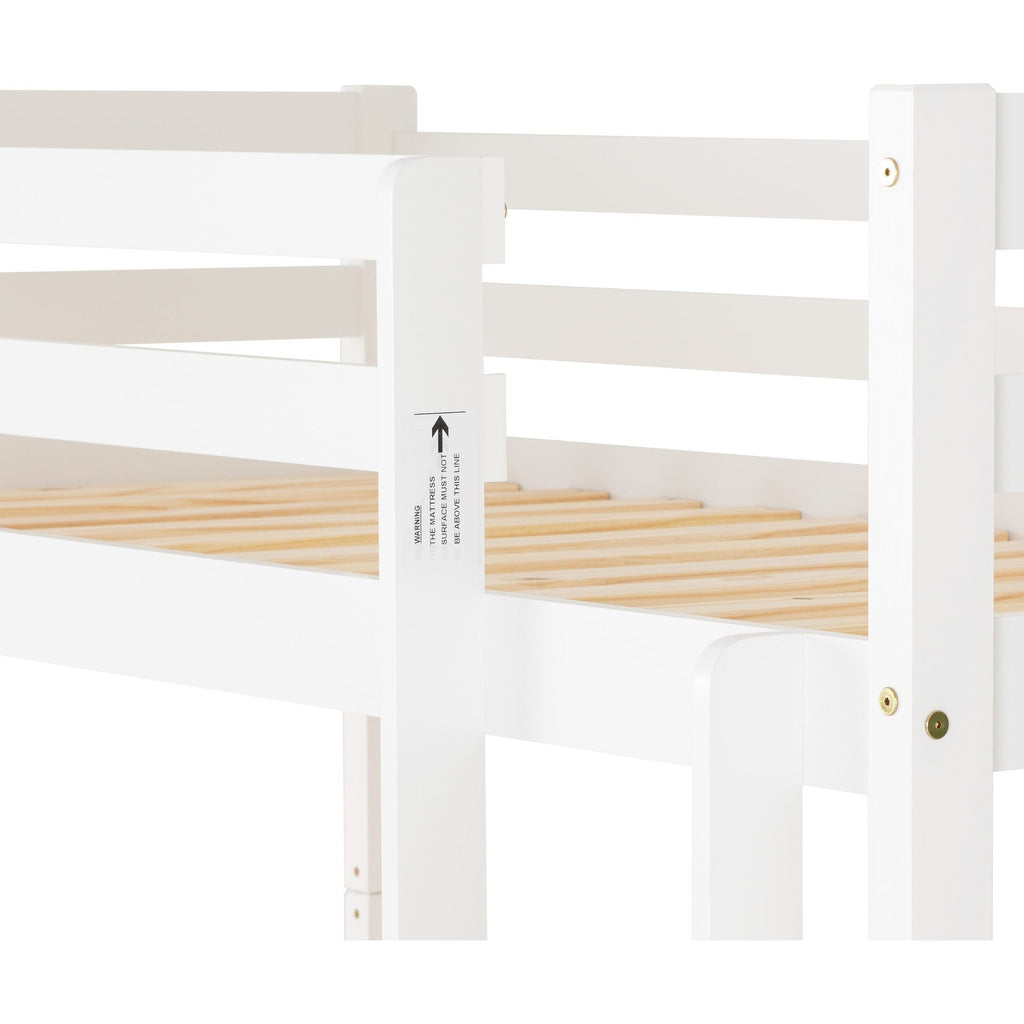 Panama 3' Bunk Bed - White