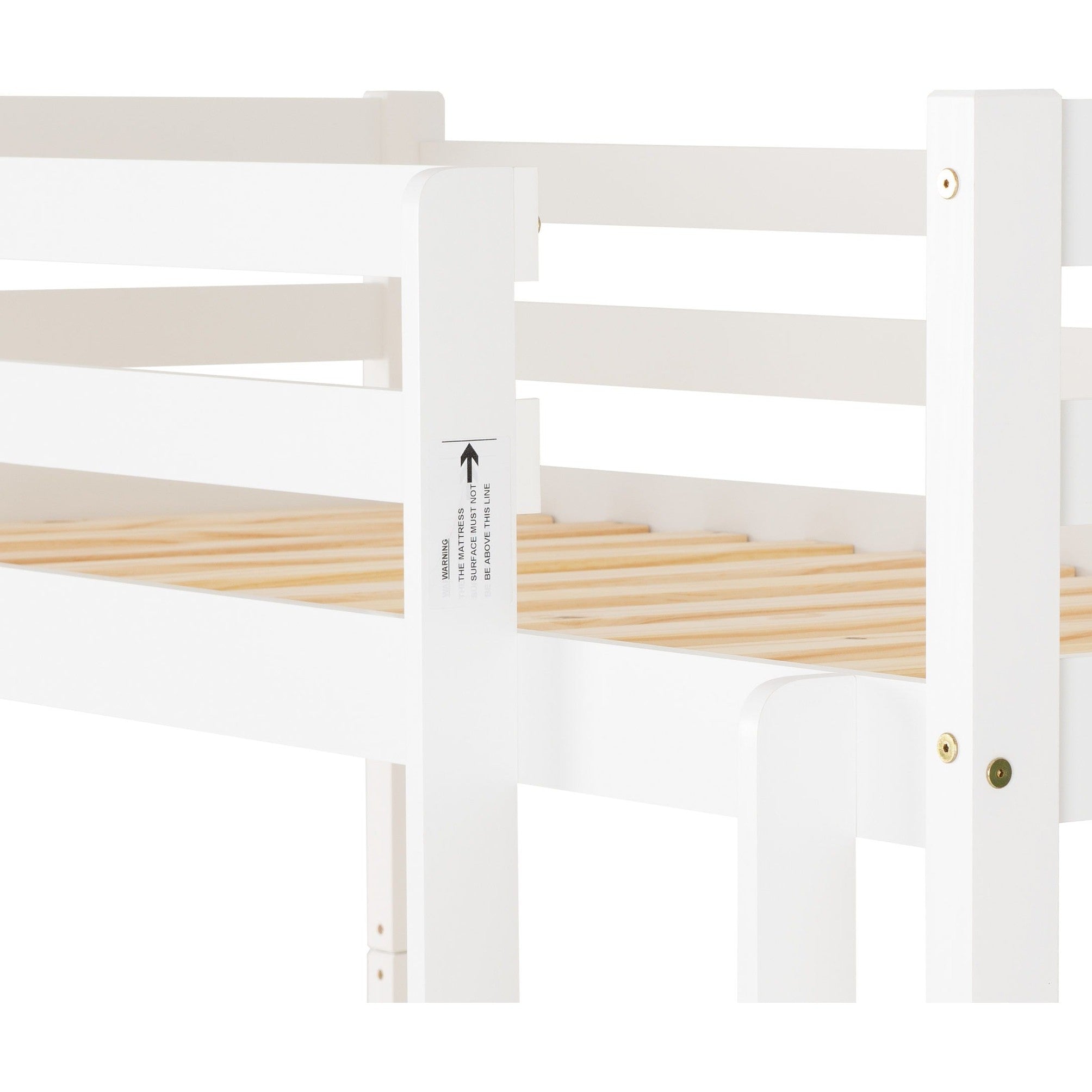 Panama 3' Bunk Bed - White