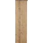 Panama 3 Door Wardrobe - Natural Wax