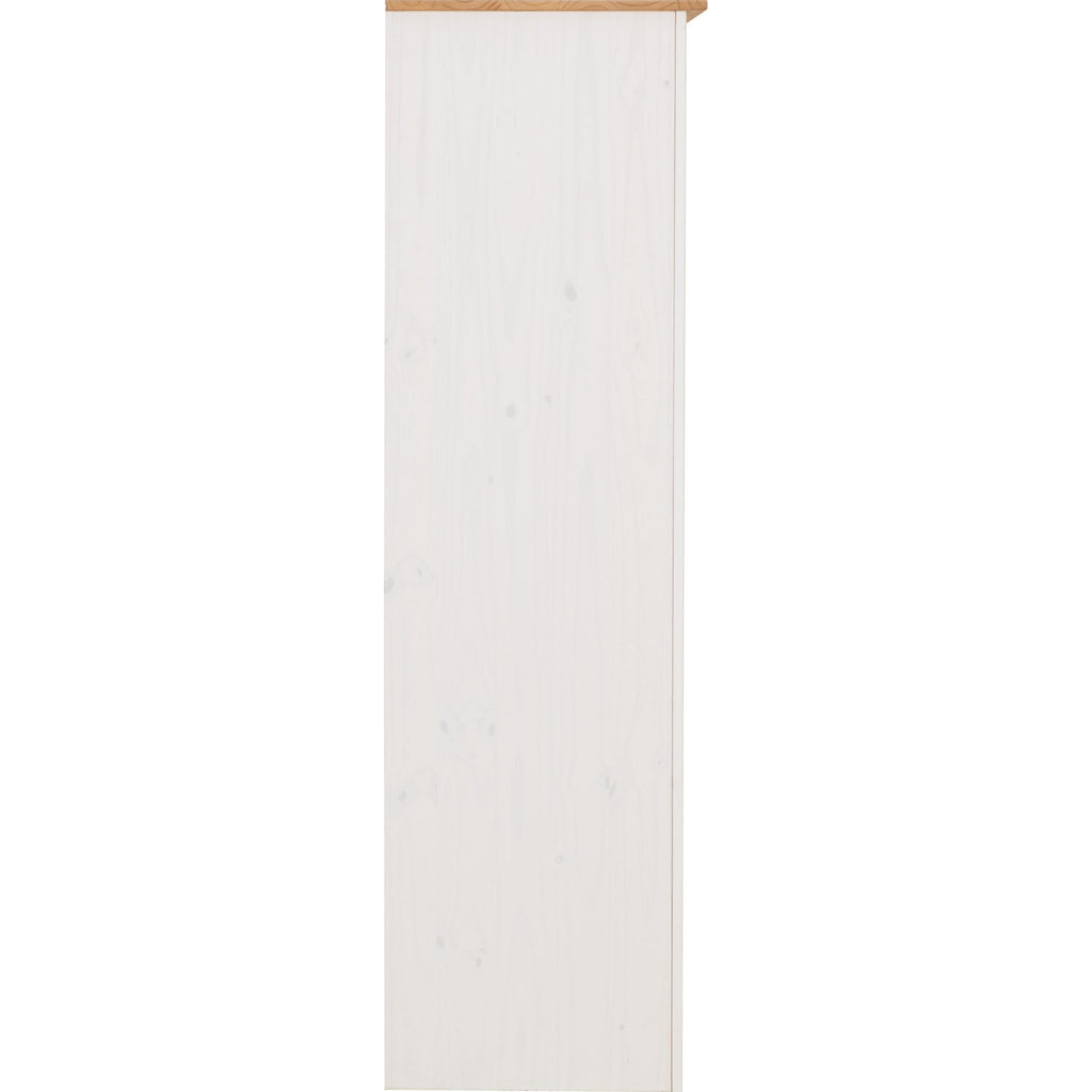 Panama 3 Door Wardrobe - White/Natural Wax