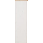 Panama 3 Door Wardrobe - White/Natural Wax