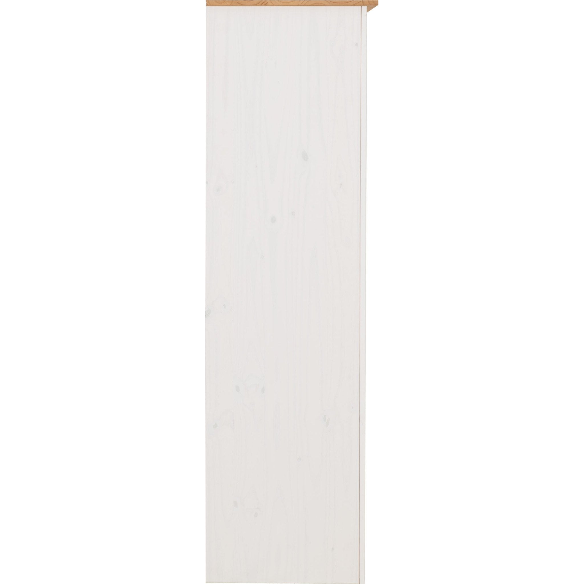 Panama 3 Door Wardrobe - White/Natural Wax