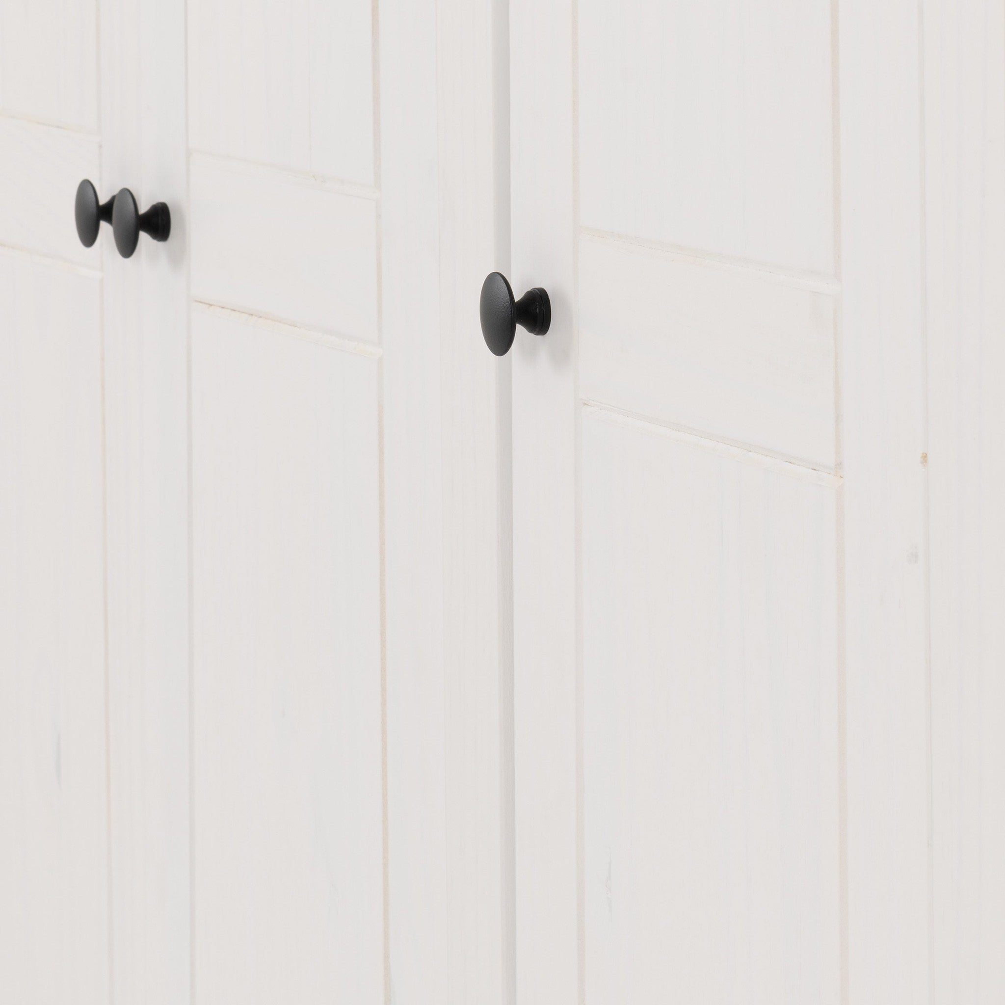 Panama 3 Door Wardrobe - White/Natural Wax