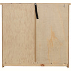 Panama 4 Drawer Chest - Natural Wax