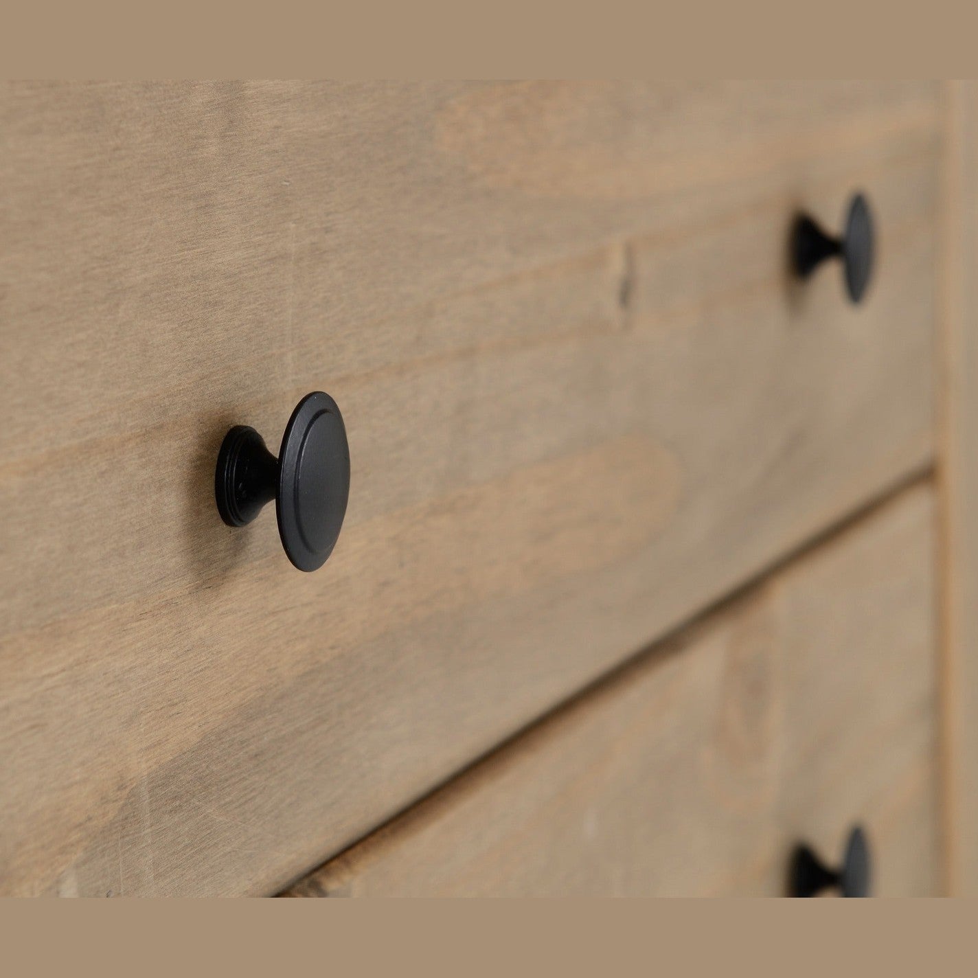 Panama 4 Drawer Chest - Natural Wax