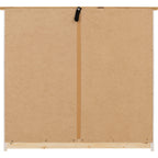 Panama 4 Drawer Chest - White/Natural Wax