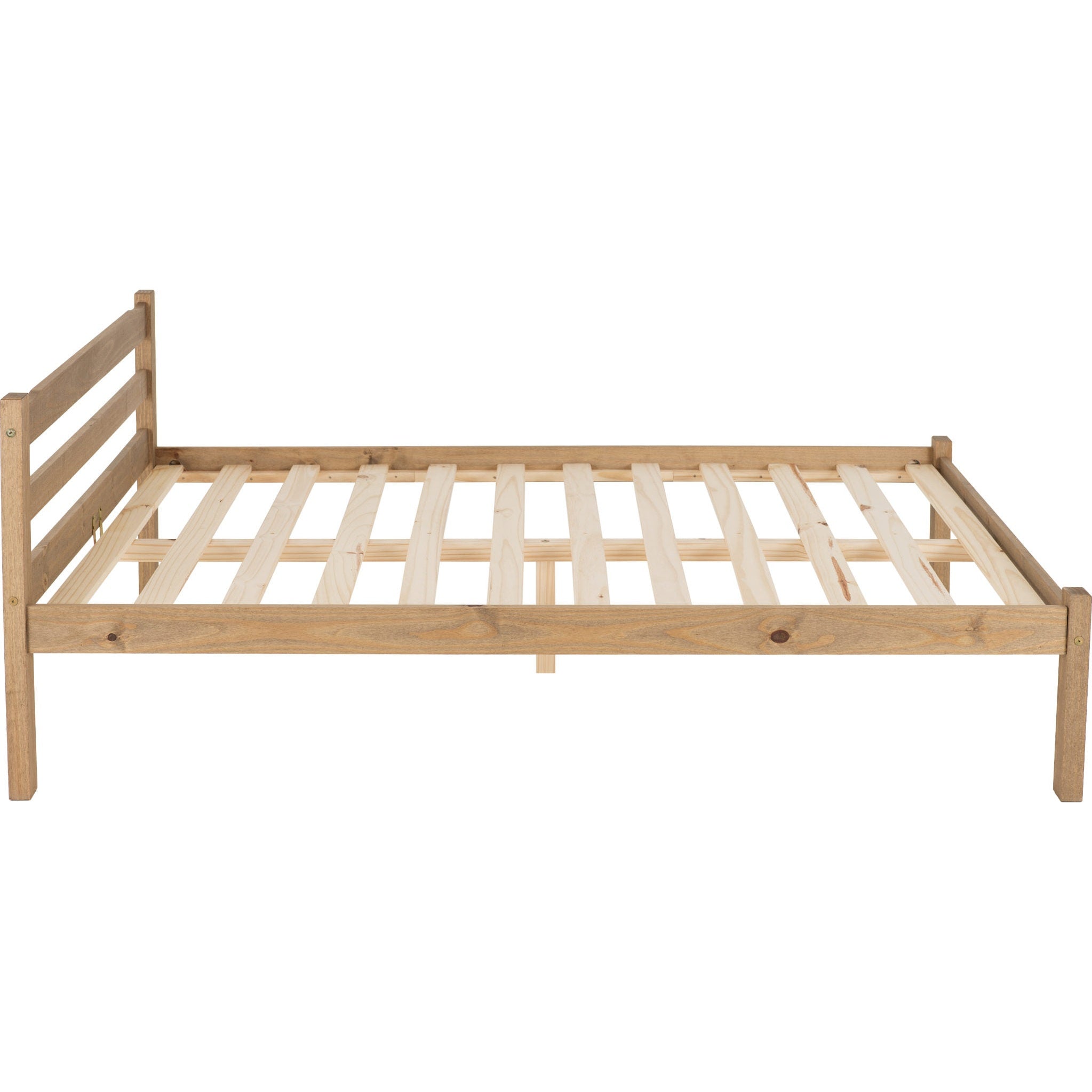 Panama 4'6" Bed - Natural Wax