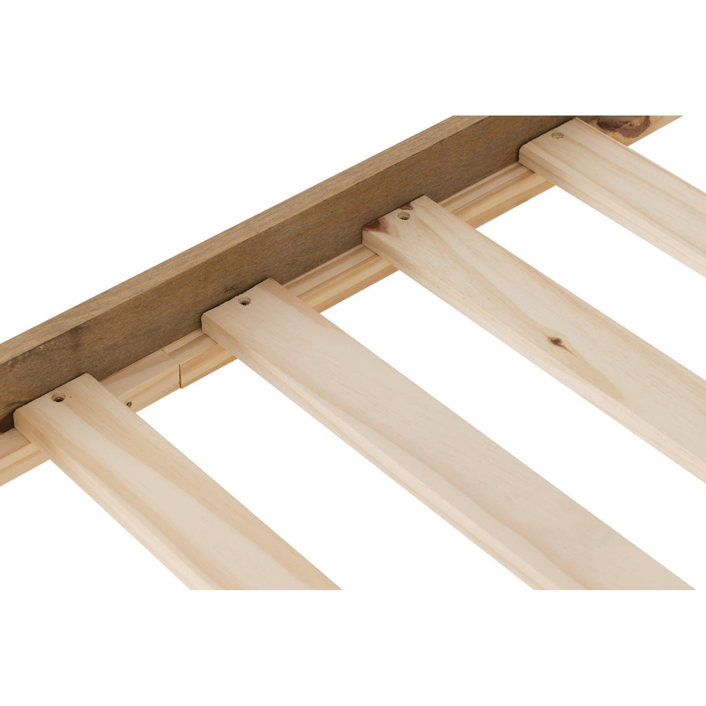 Panama 4'6" Bed - Natural Wax