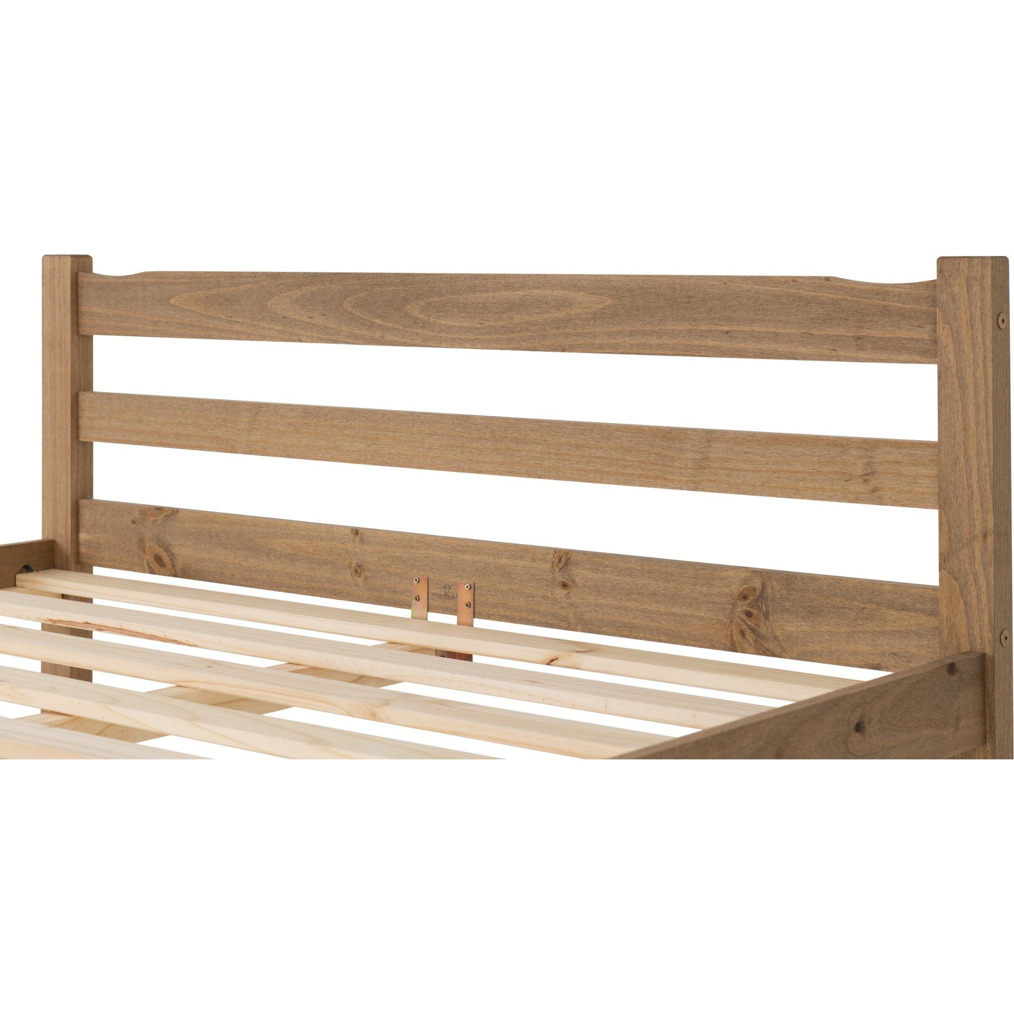 Panama 4'6" Bed - Natural Wax