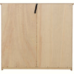 Panama 6 Drawer Chest - Natural Wax