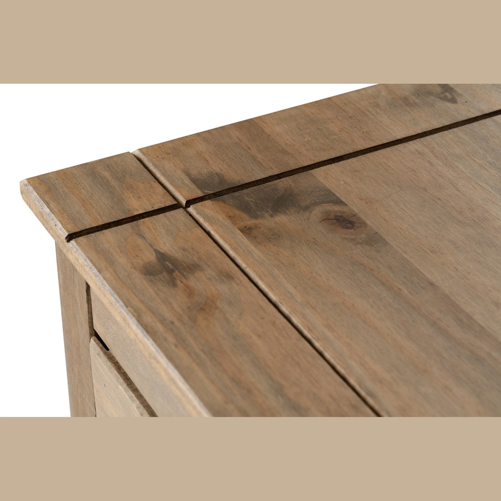 Panama 6 Drawer Chest - Natural Wax
