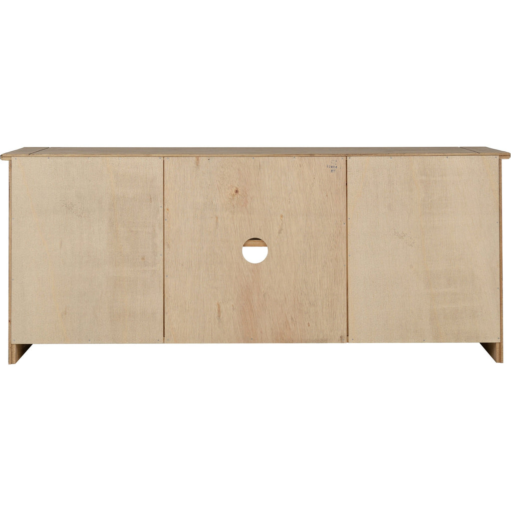 Panama Flat Screen Tv Unit - Natural Wax