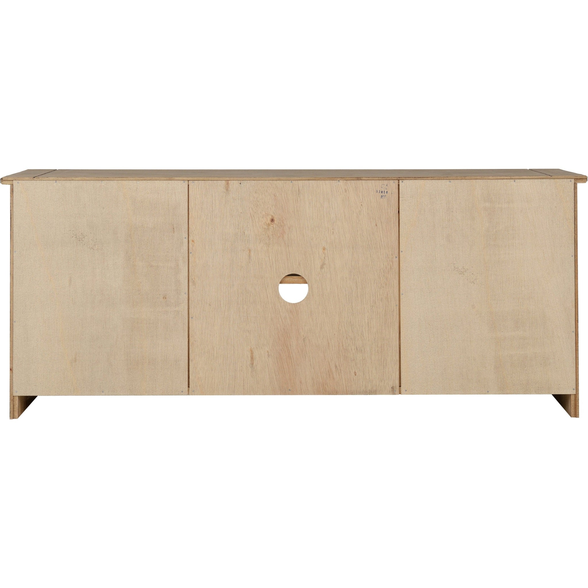 Panama Flat Screen Tv Unit - Natural Wax