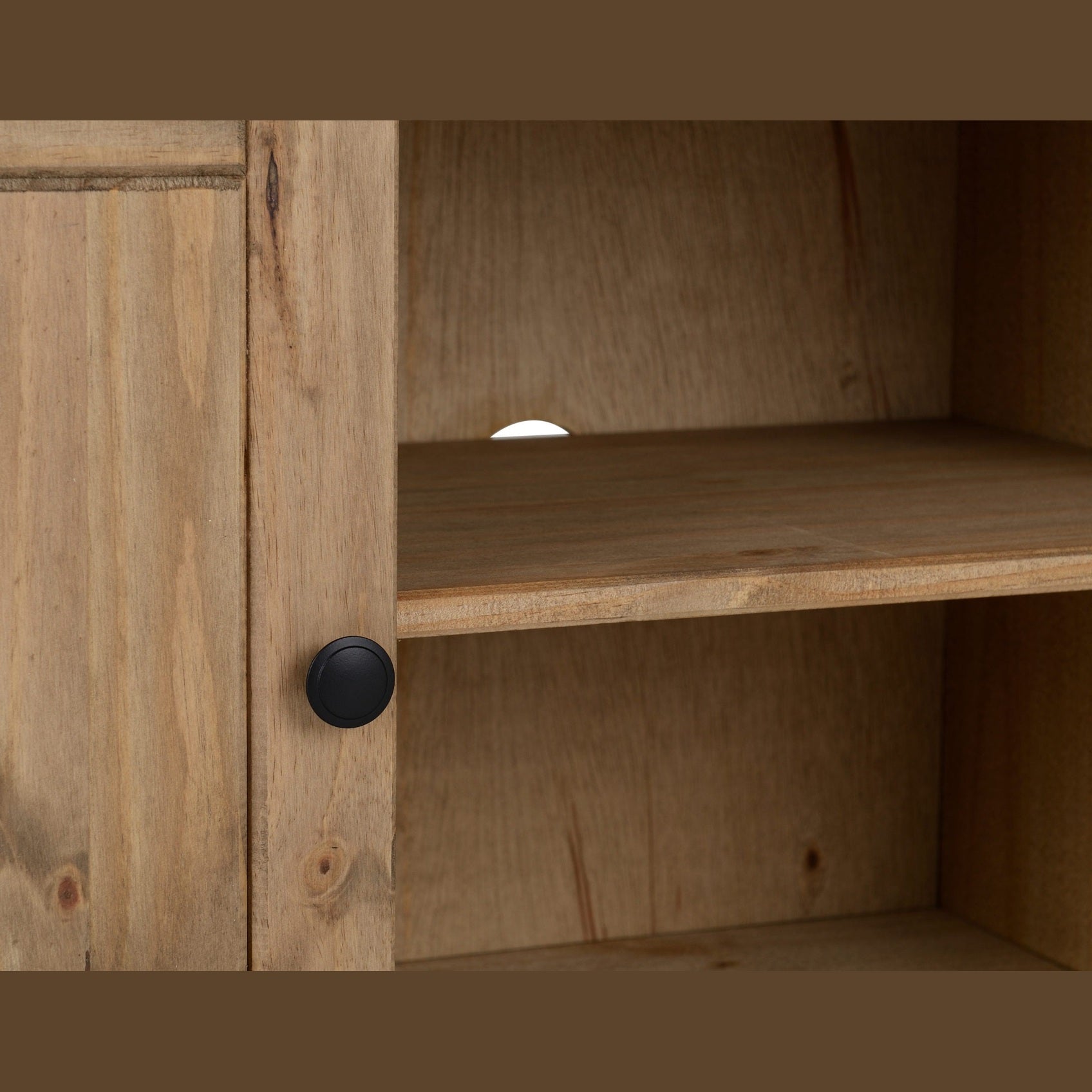 Panama Flat Screen Tv Unit - Natural Wax