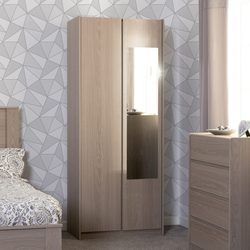 Paris 4'6" Bed - Smoked Ash Effect