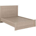 Paris 4'6" Bed - Smoked Ash Effect