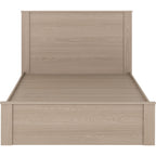Paris 4'6" Bed - Smoked Ash Effect