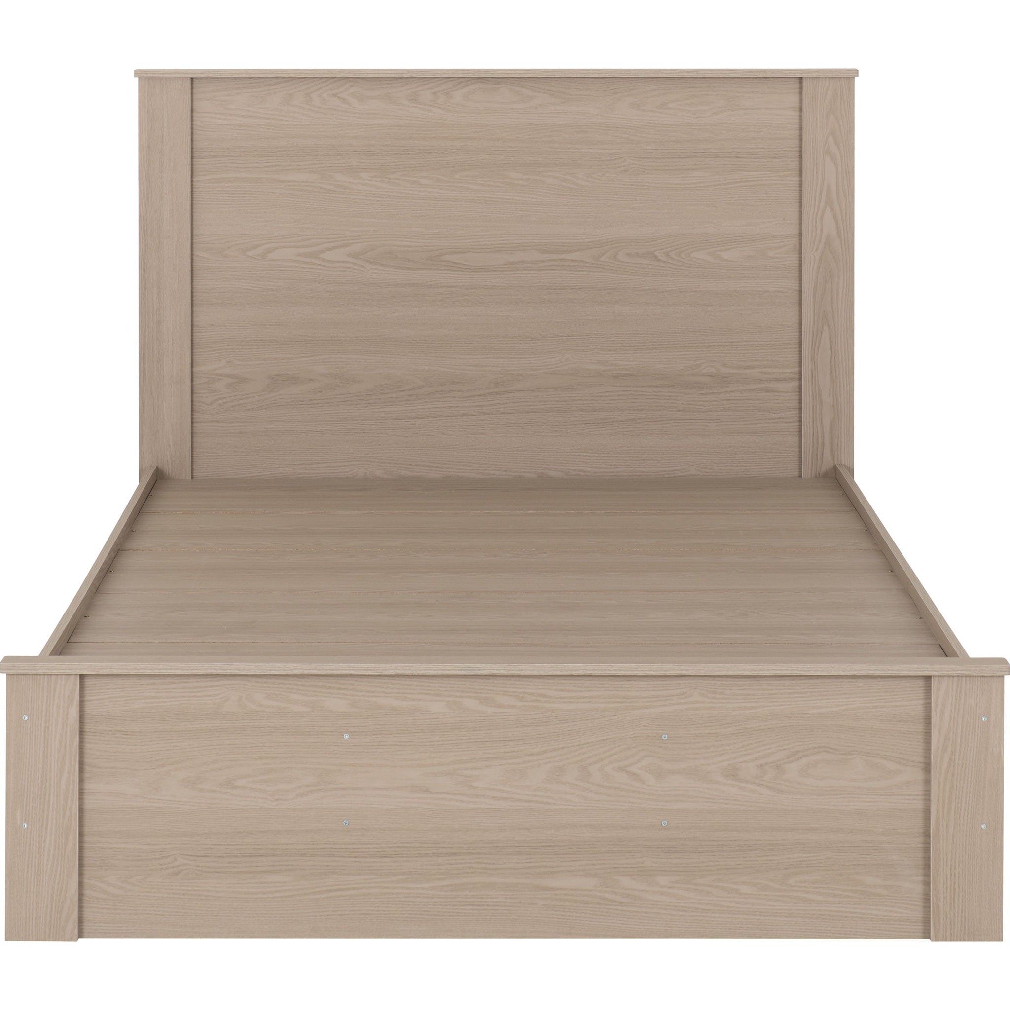 Paris 4'6" Bed - Smoked Ash Effect
