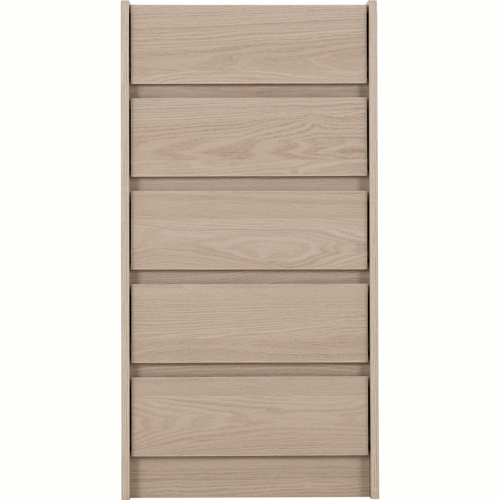 Paris 5 Drawer Chest - Smoked Ash Effect