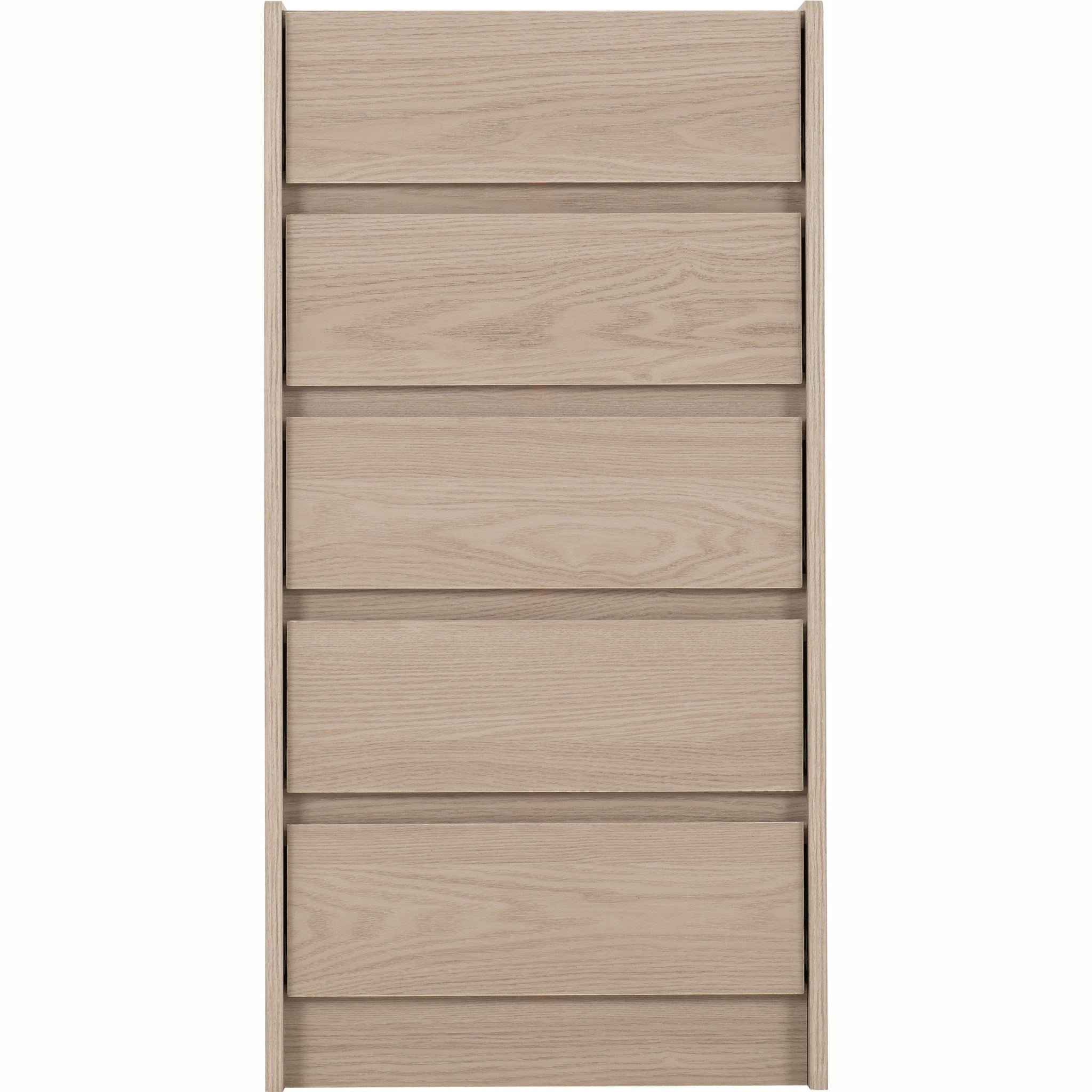 Paris 5 Drawer Chest - Smoked Ash Effect
