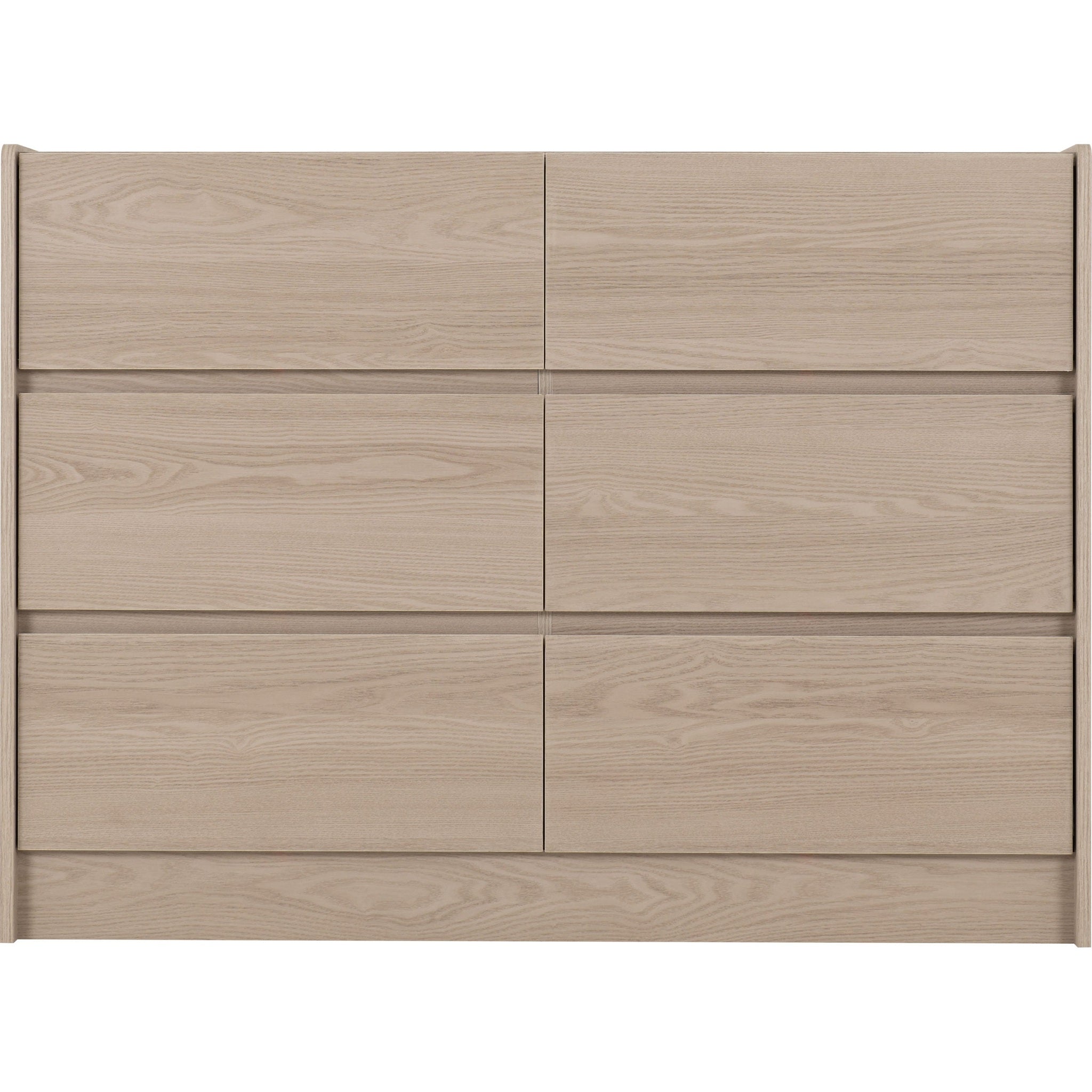 Paris 6 Drawer Chest - Smoked Ash Effect