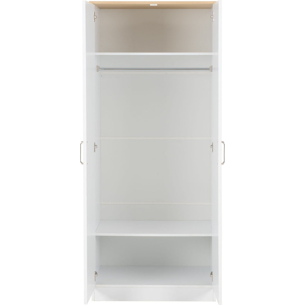 Portland Trio Set - White/Oak Effect