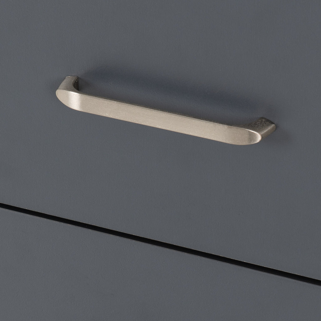 Portland 2 Drawer Bedside - Grey/Oak Effect