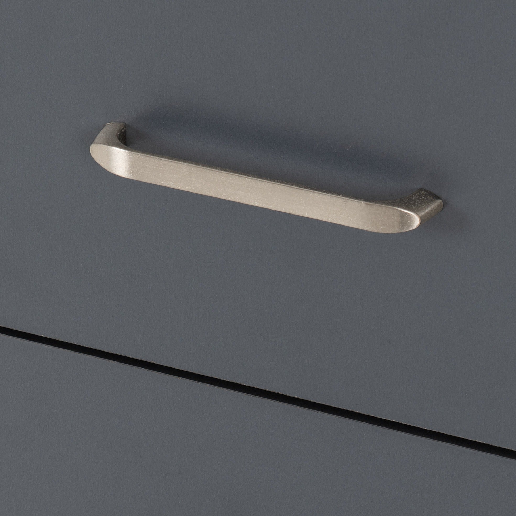 Portland 2 Drawer Bedside - Grey/Oak Effect