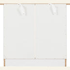 Portland 3 Drawer Chest - White/Oak Effect