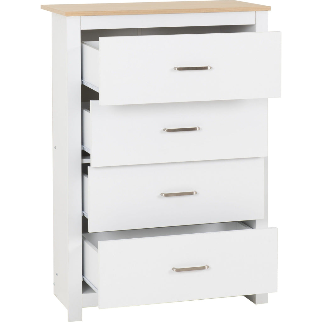 Portland Trio Set - White/Oak Effect