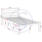 Panama 3' Bed - Natural Wax