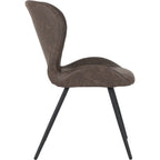 Treviso & Quebec Dining Set X4 Chairs - Light Oak Effect/Brown Pu