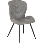 Quebec Dining Chair X4 Per Box - Grey Pu