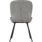Quebec Dining Chair X4 Per Box - Grey Pu