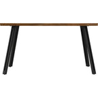 Quebec Wave Edge Dining Table - Medium Oak Effect