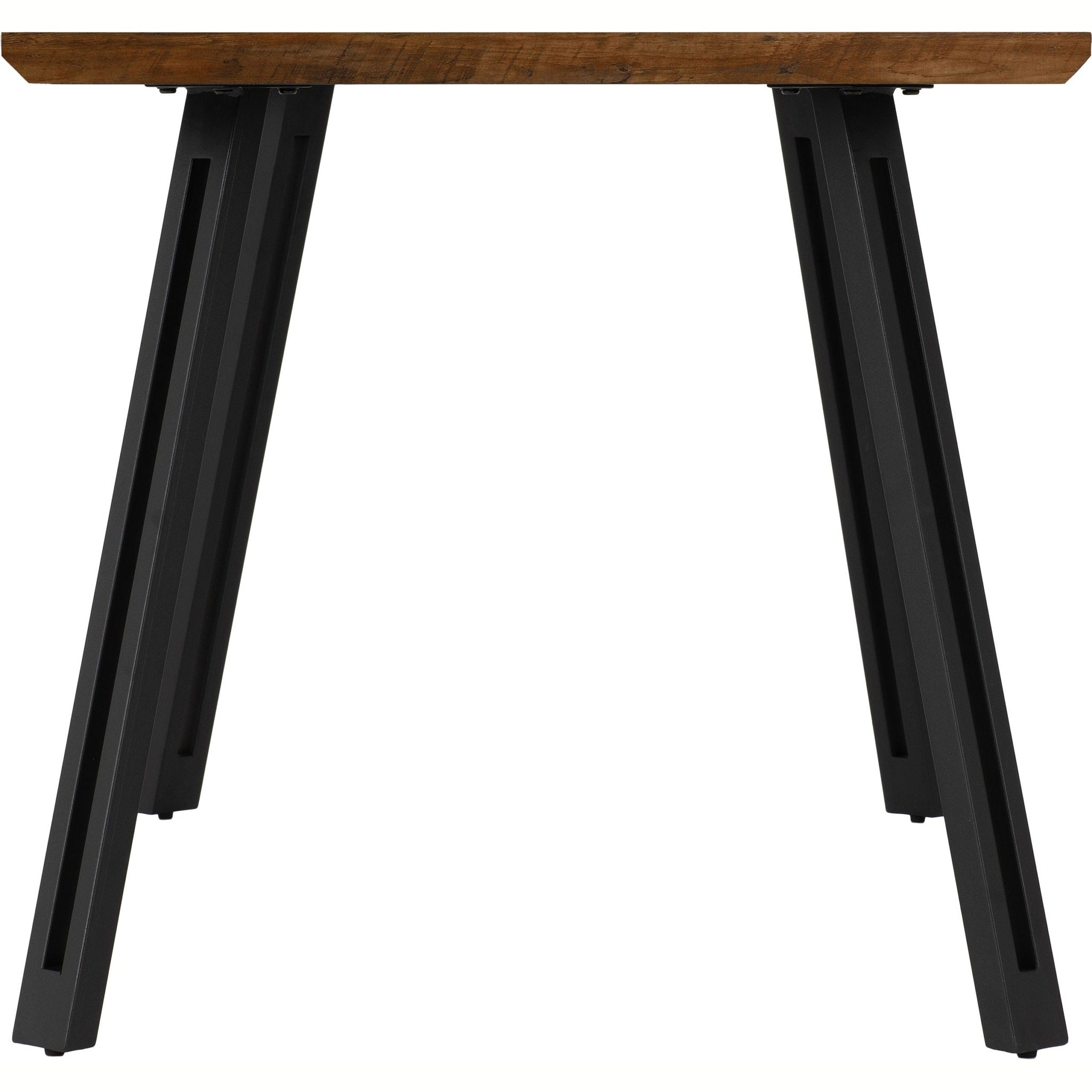 Quebec Wave Edge Dining Table - Medium Oak Effect