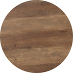 Quebec Round Coffee Table Set - Medium Oak Effect