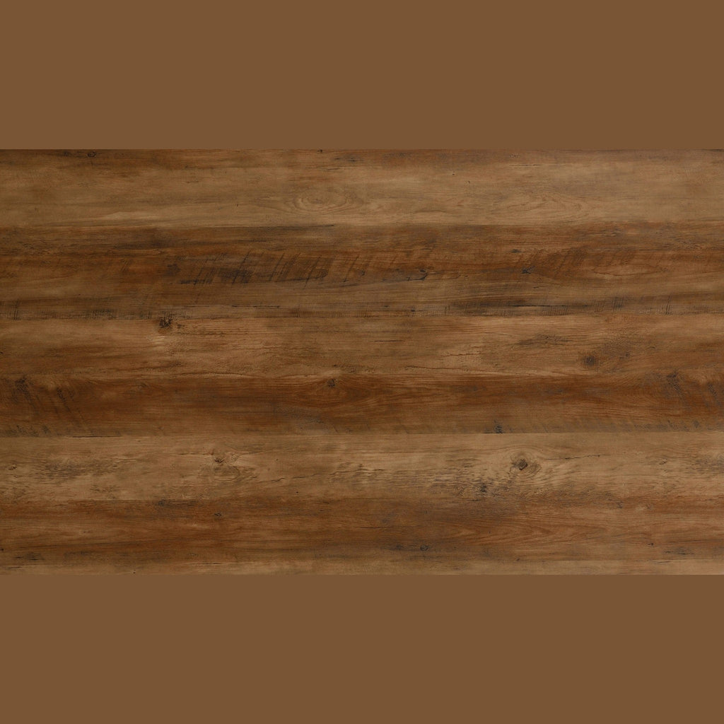 Quebec Straight Edge Dining Table - Medium Oak Effect