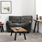 Quebec Wave Edge Coffee Table - Medium Oak Effect
