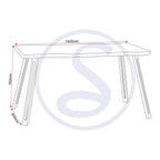 Quebec Wave Edge Dining Table - Medium Oak Effect