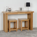Richmond Foldaway Dining Table - Oak Varnish
