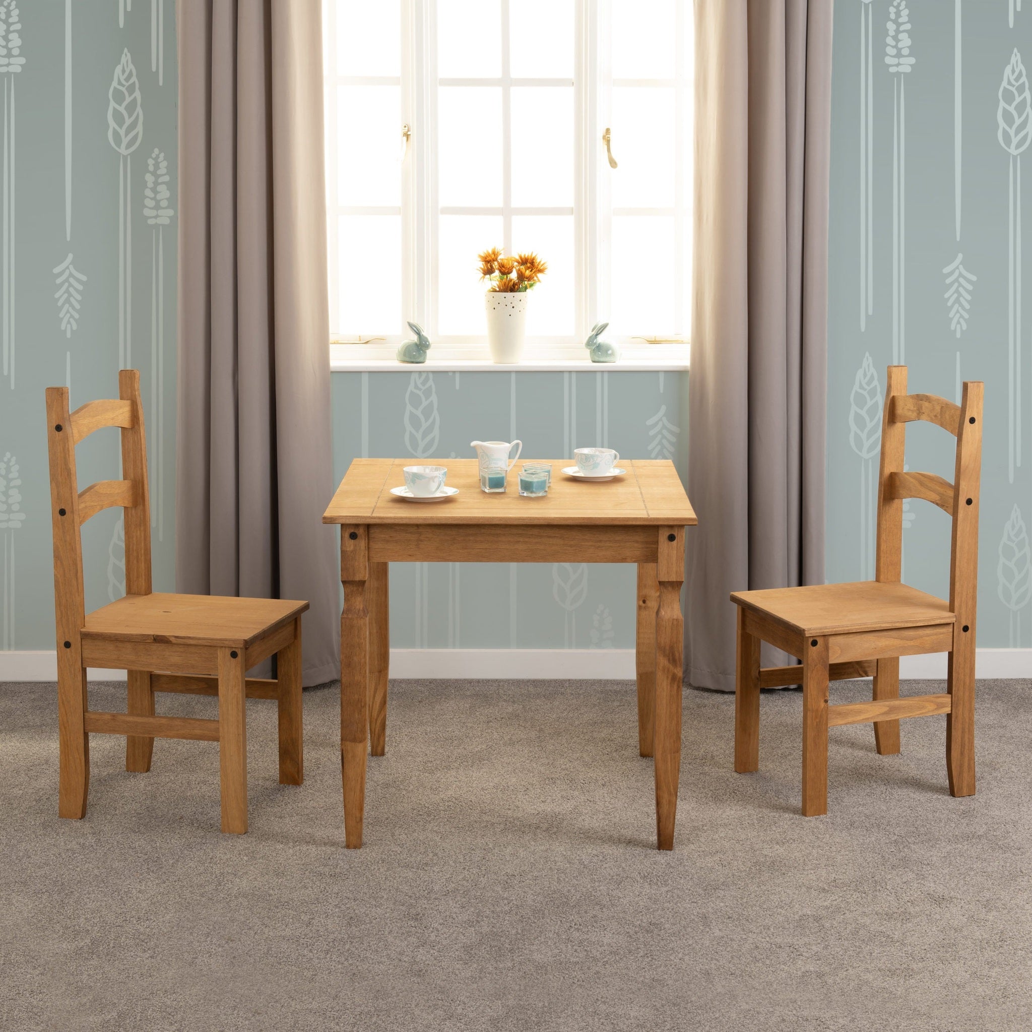 Rio Dining Set - Distressed Waxed Pine