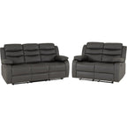 Roma 3+2 Suite - Grey Pu