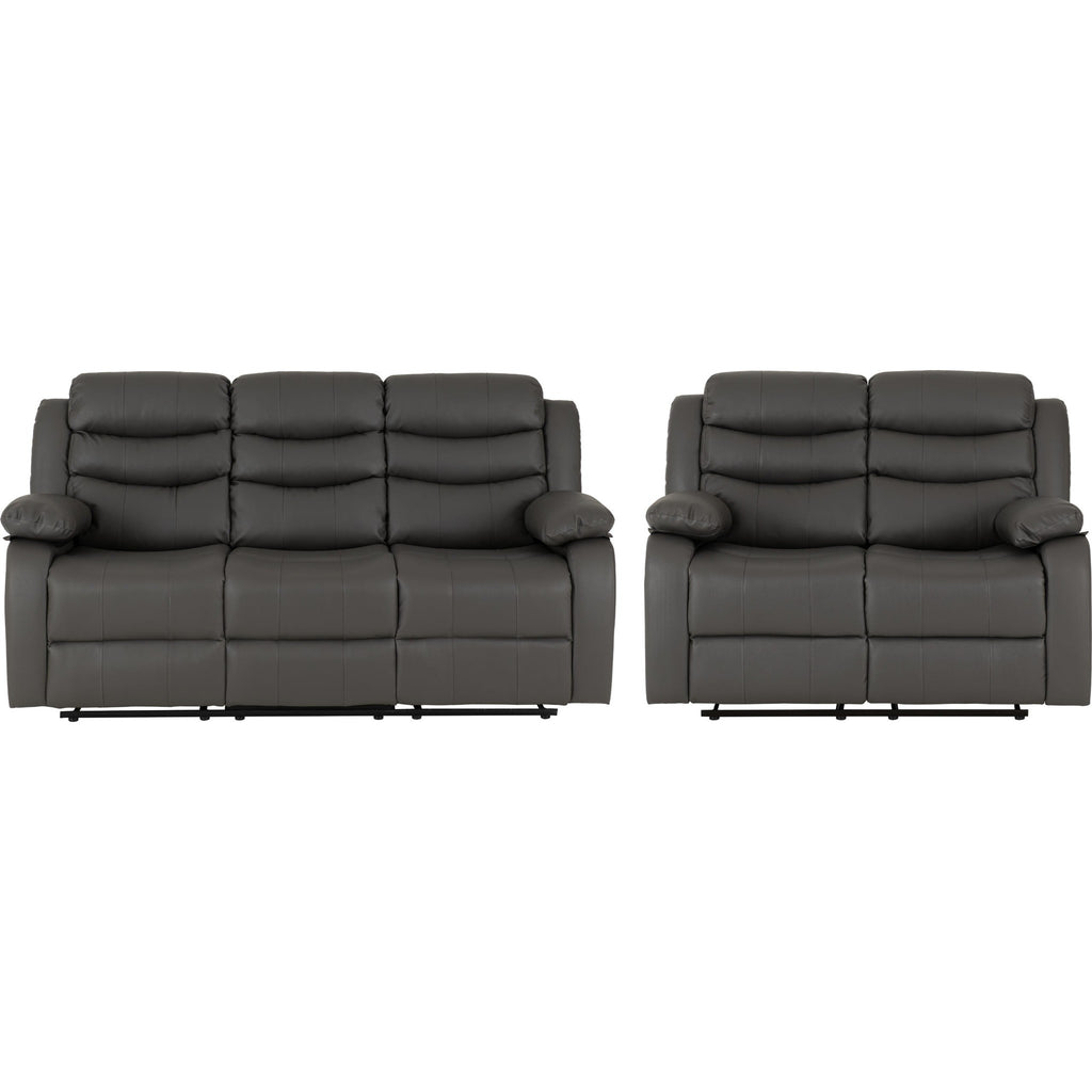 Roma 3+2 Suite - Grey Pu