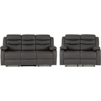 Roma 3+2 Suite - Grey Pu